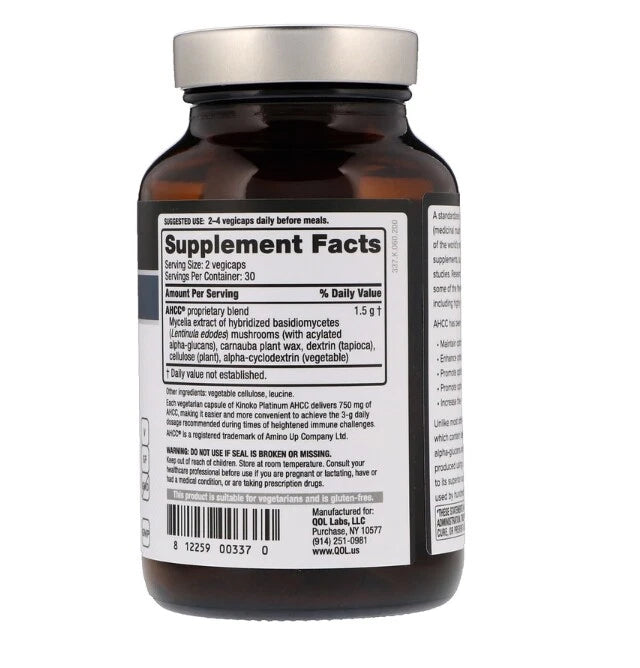 Advanced Immune Support Mushroom Extract Capsules – 750mg, 60 Capsules