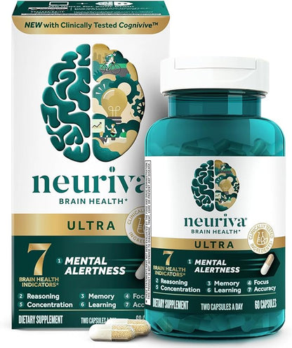 Brain Health Support Formula | Cognitive Wellness & Mental Performance Supplement | 60 Capsules