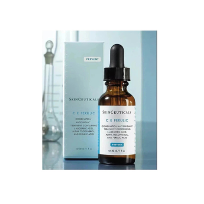 Vitamin C E Ferulic Acid Antioxidant Facial Serum with 15% L-Ascorbic Acid – Brightening & Anti-Aging Skin Care – 1 fl oz